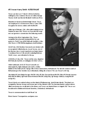 A preview of a PDF biography for Smith, Trevor Harry